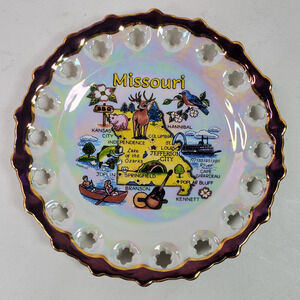 Vintage Missouri State Collector Plate 7 Inch